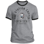 Station Coffee Attendant Brew Crew Ringer Tee