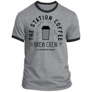Station Coffee Brew Crew Premium Ringer Tee