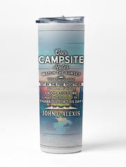 Campsite Rules Personalized Tumbler for Camping!